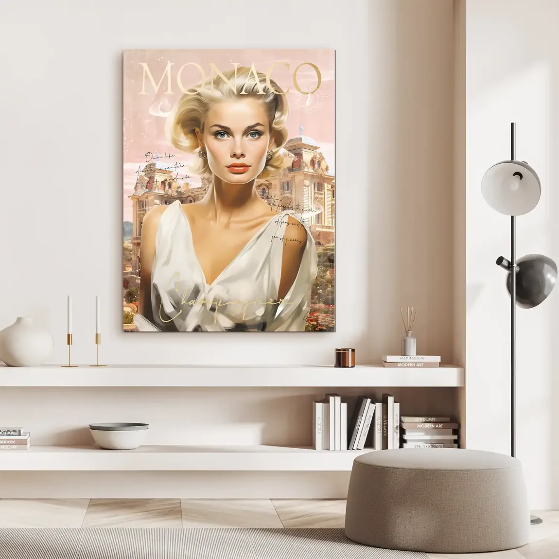 Grace Monaco Alu Dibond Bild INGALERIE