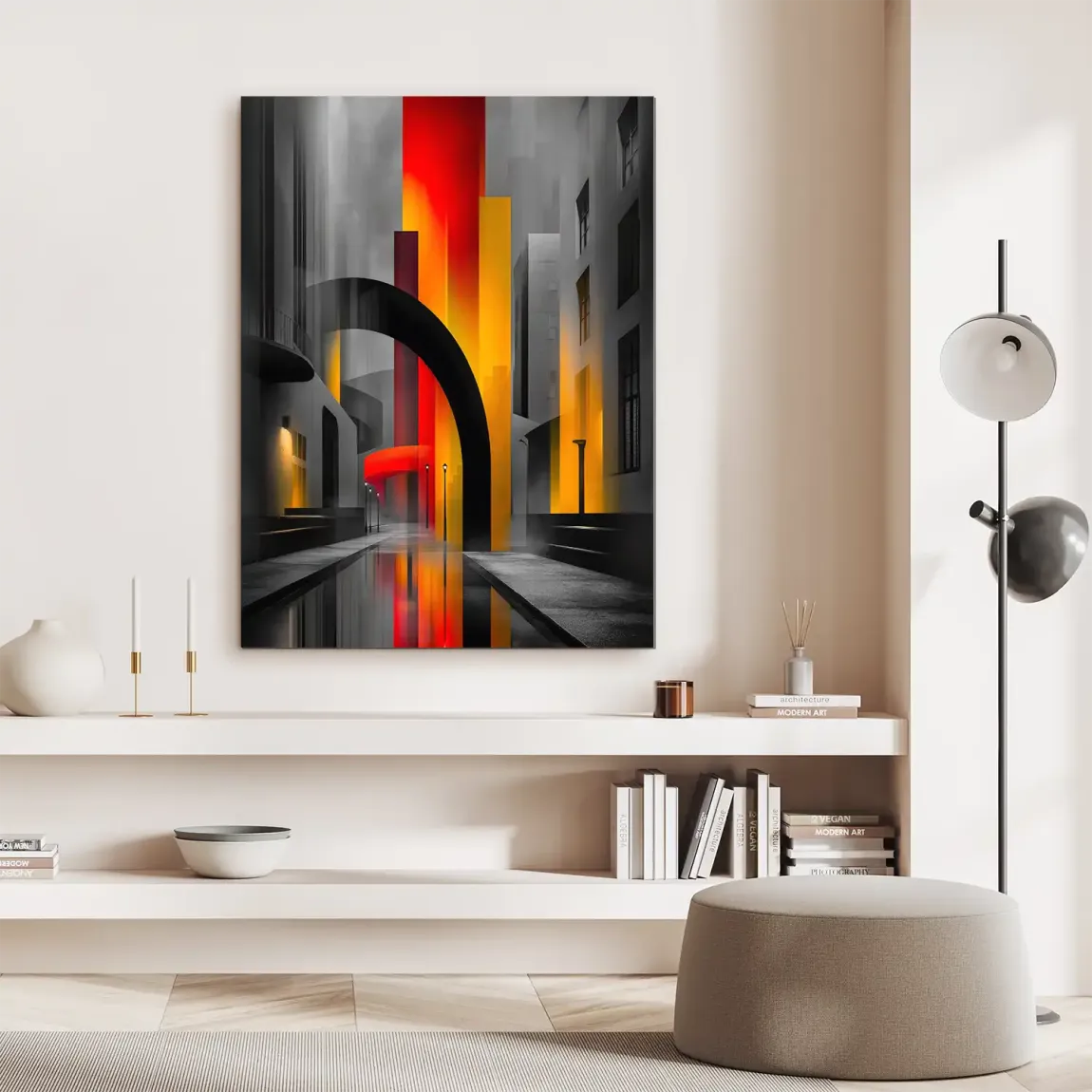 Midnight City Alu Dibond Bild INGALERIE