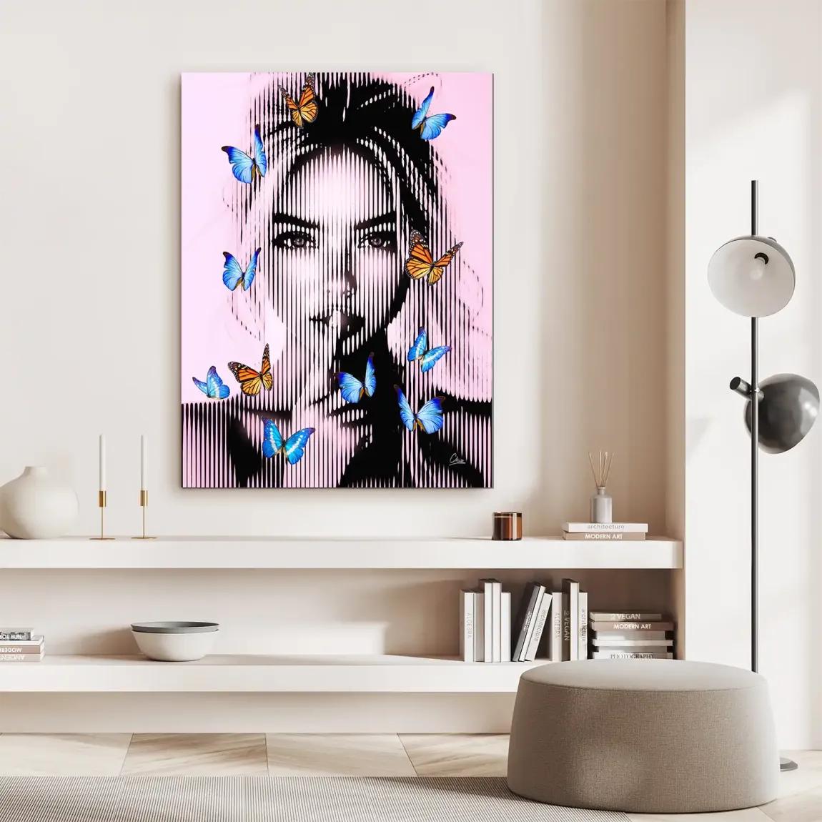 Silent Butterfly Alu Dibond Bild INGALERIE