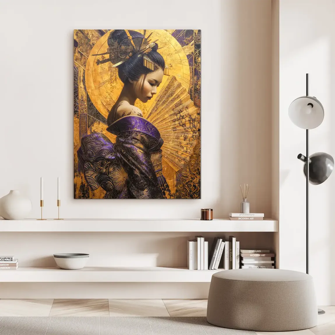 Silk Dynasty Beauty Alu Dibond Bild INGALERIE