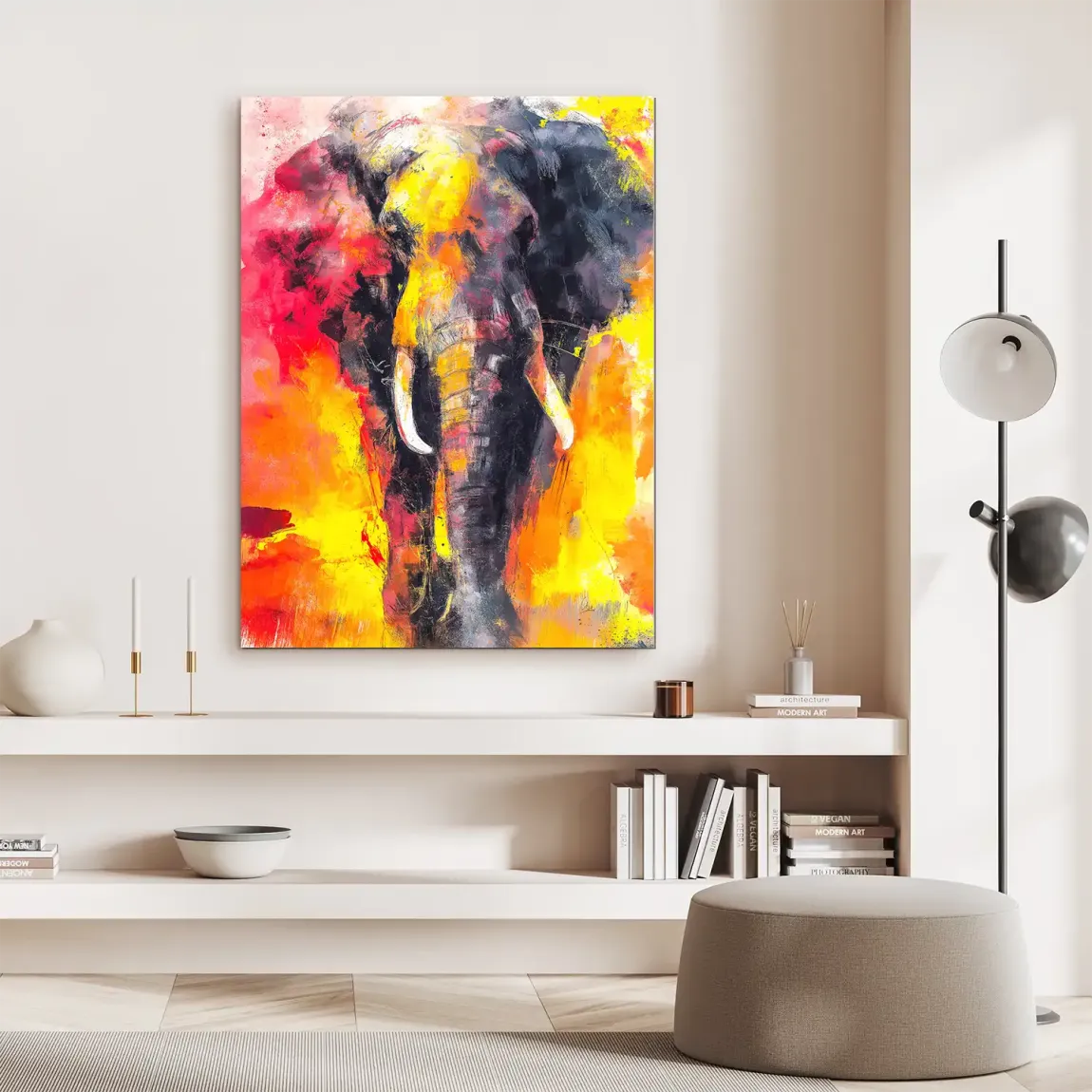 Majestic Elefant Alu Dibond Bild INGALERIE