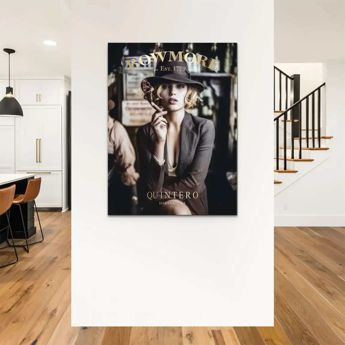 Whisky Noir Alu Dibond Bild