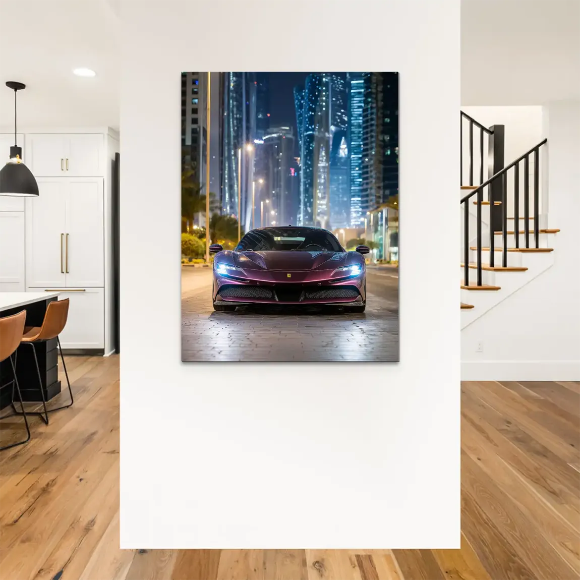 Midnight SF90 Art Alu Dibond Bild
