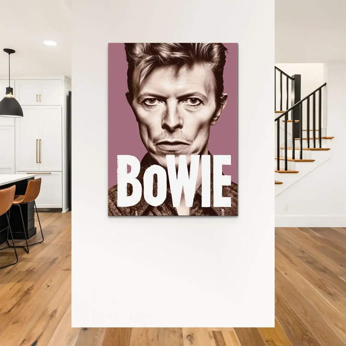 Starman Portrait Bowie Alu Dibond Bild