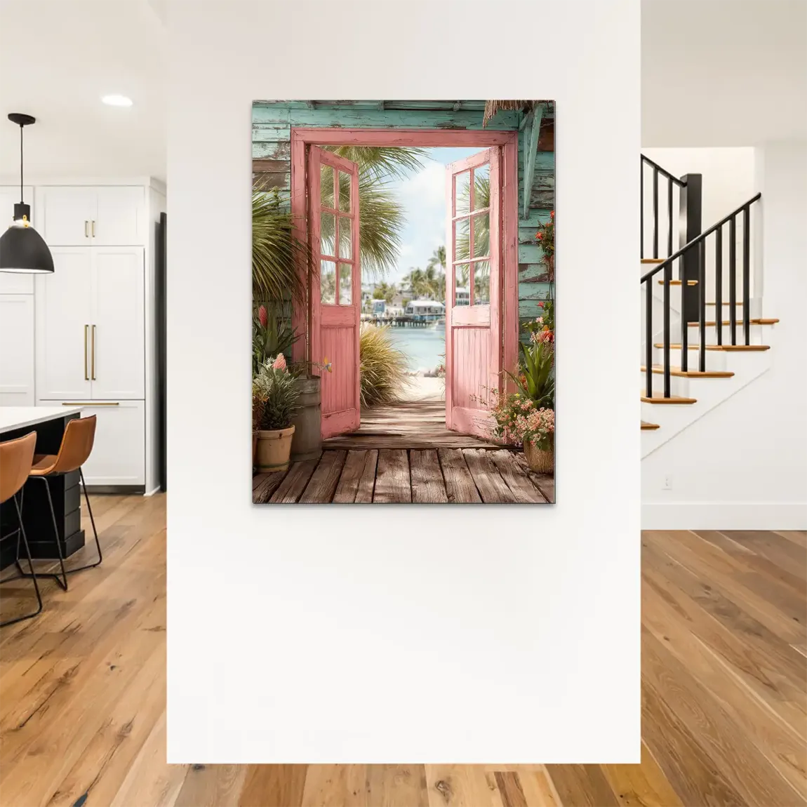 Coastal Escape Alu Dibond Bild - INGALERIE | Dein Onlineshop für moderne Wandbilder