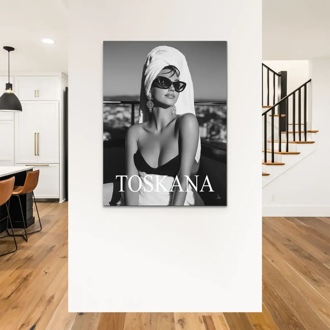 Toskana Glam Alu Dibond Bild