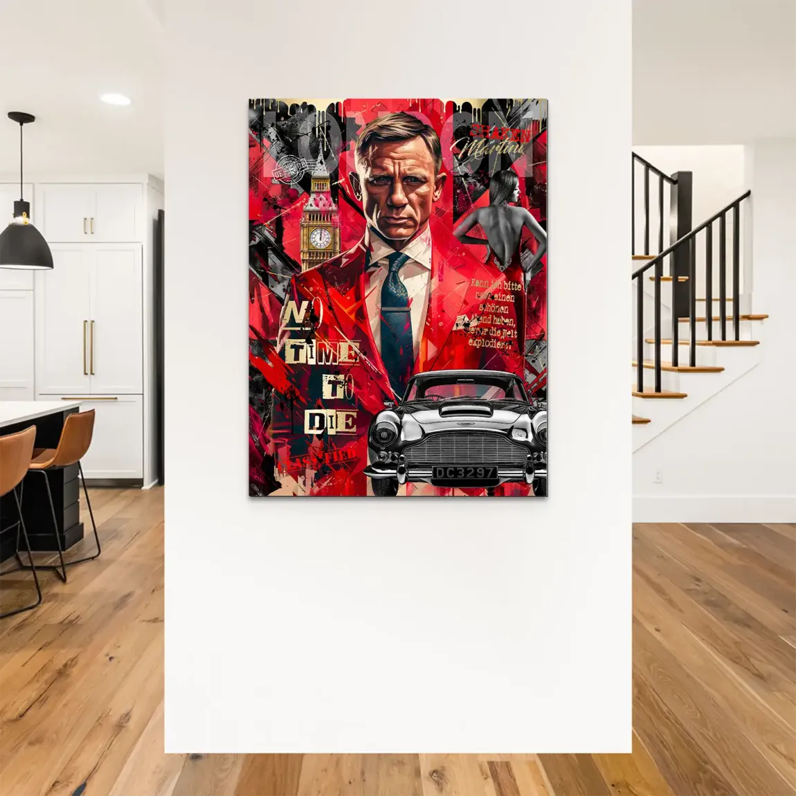 James Bond Vision London Alu Dibond Bild
