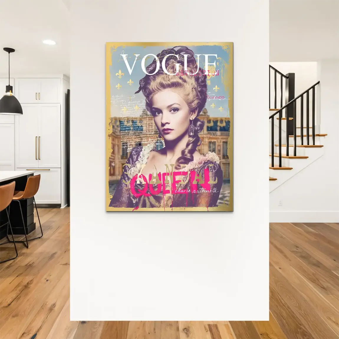Marie Antoinette Vogue Alu Dibond Bild