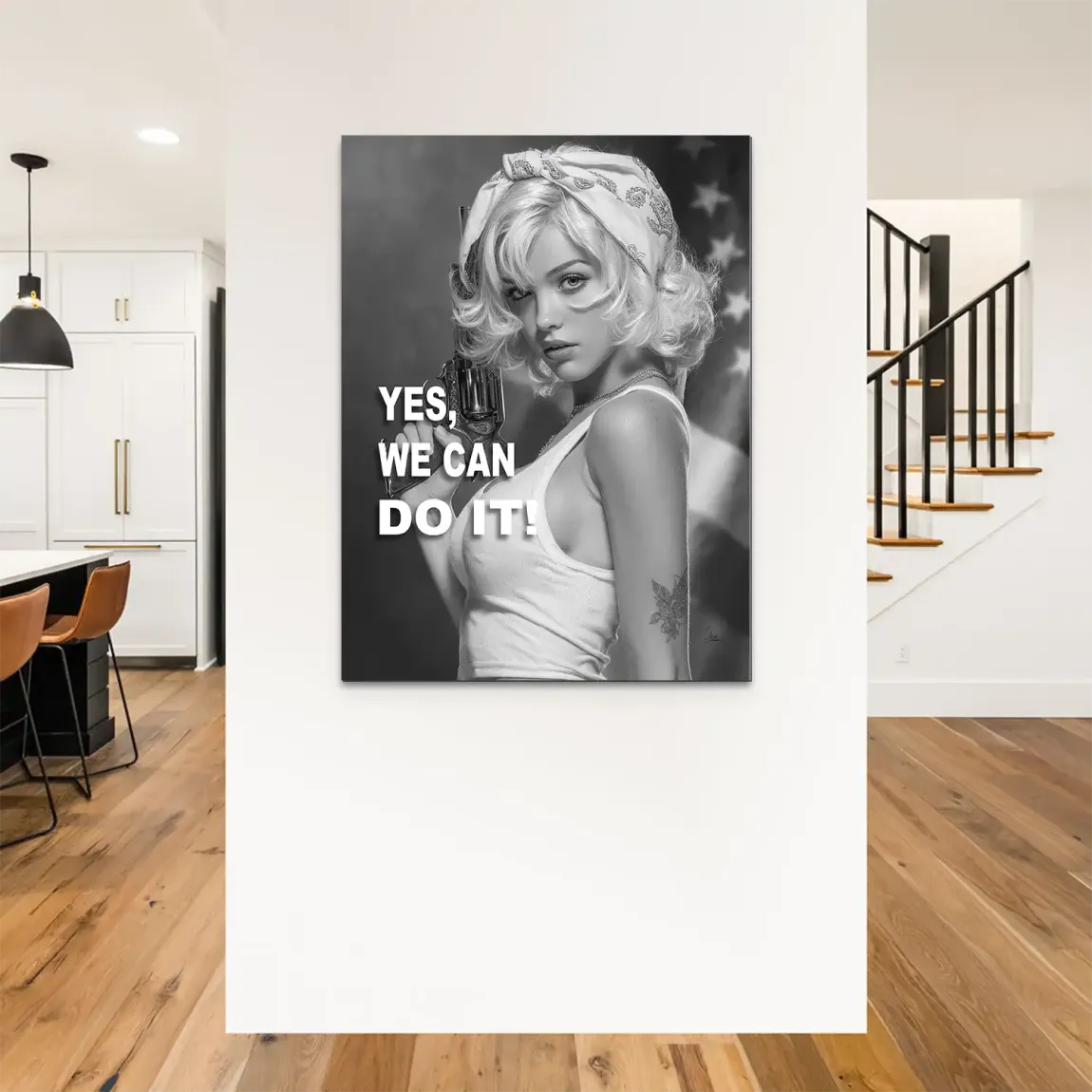 Yes we can Alu Dibond Bild