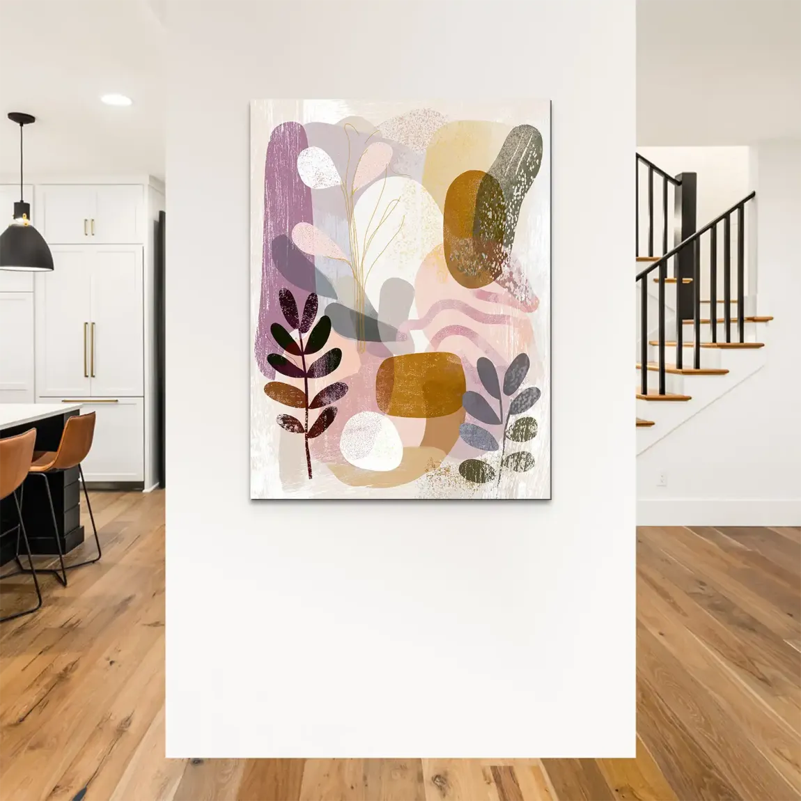 Soft Harmony Abstrakt Alu Dibond Bild
