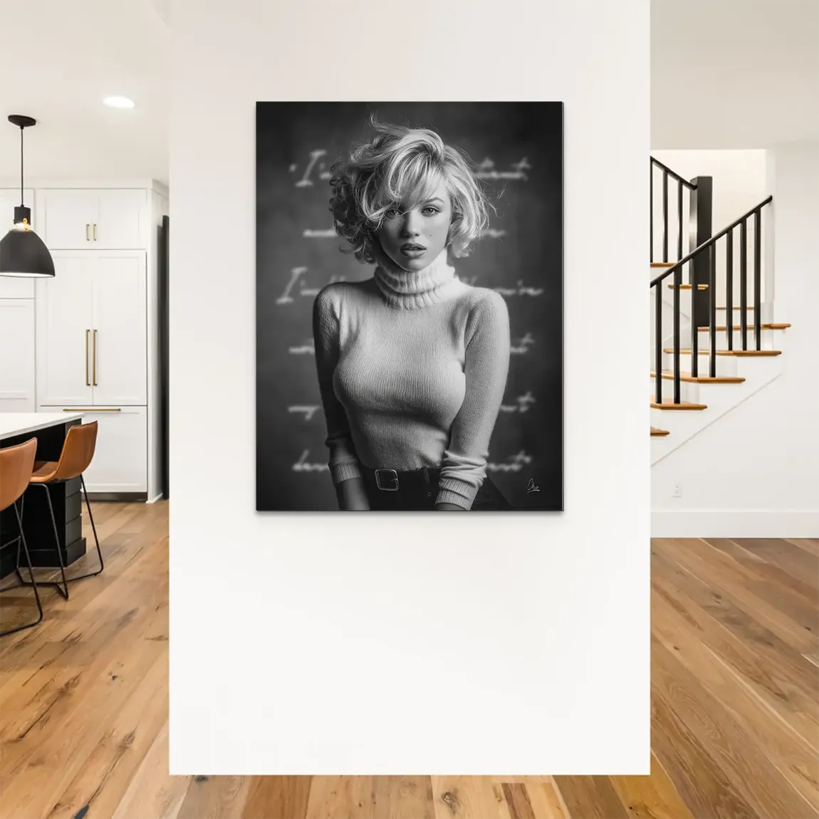 Marilyn Ikone Alu Dibond Bild