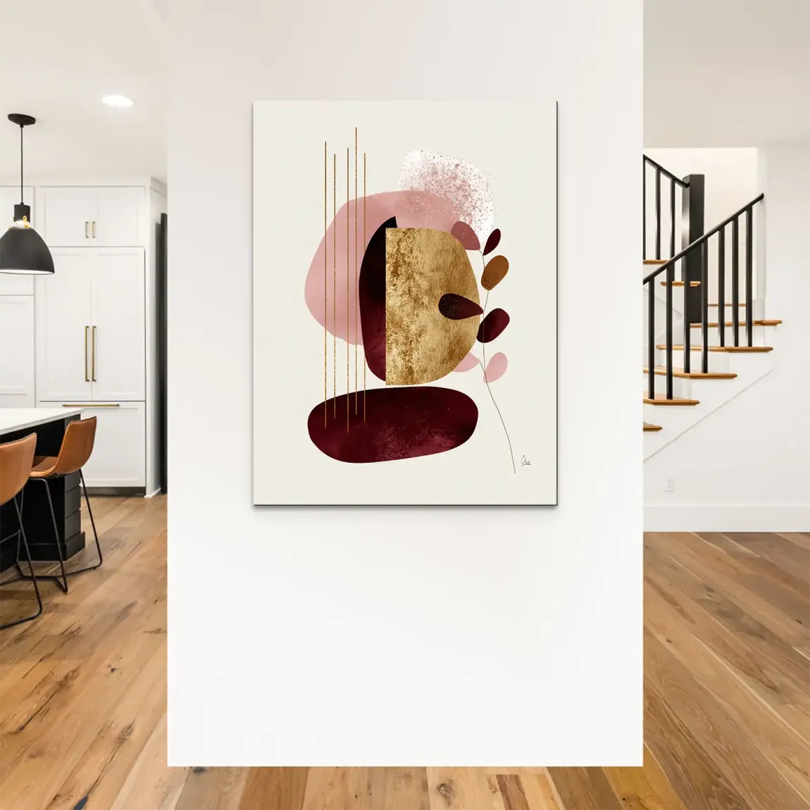 Velvet Shape Alu Dibond Bild