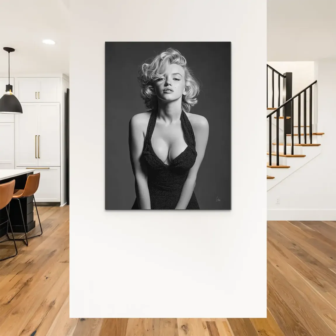 Marilyn Monroe Charm Alu Dibond Bild
