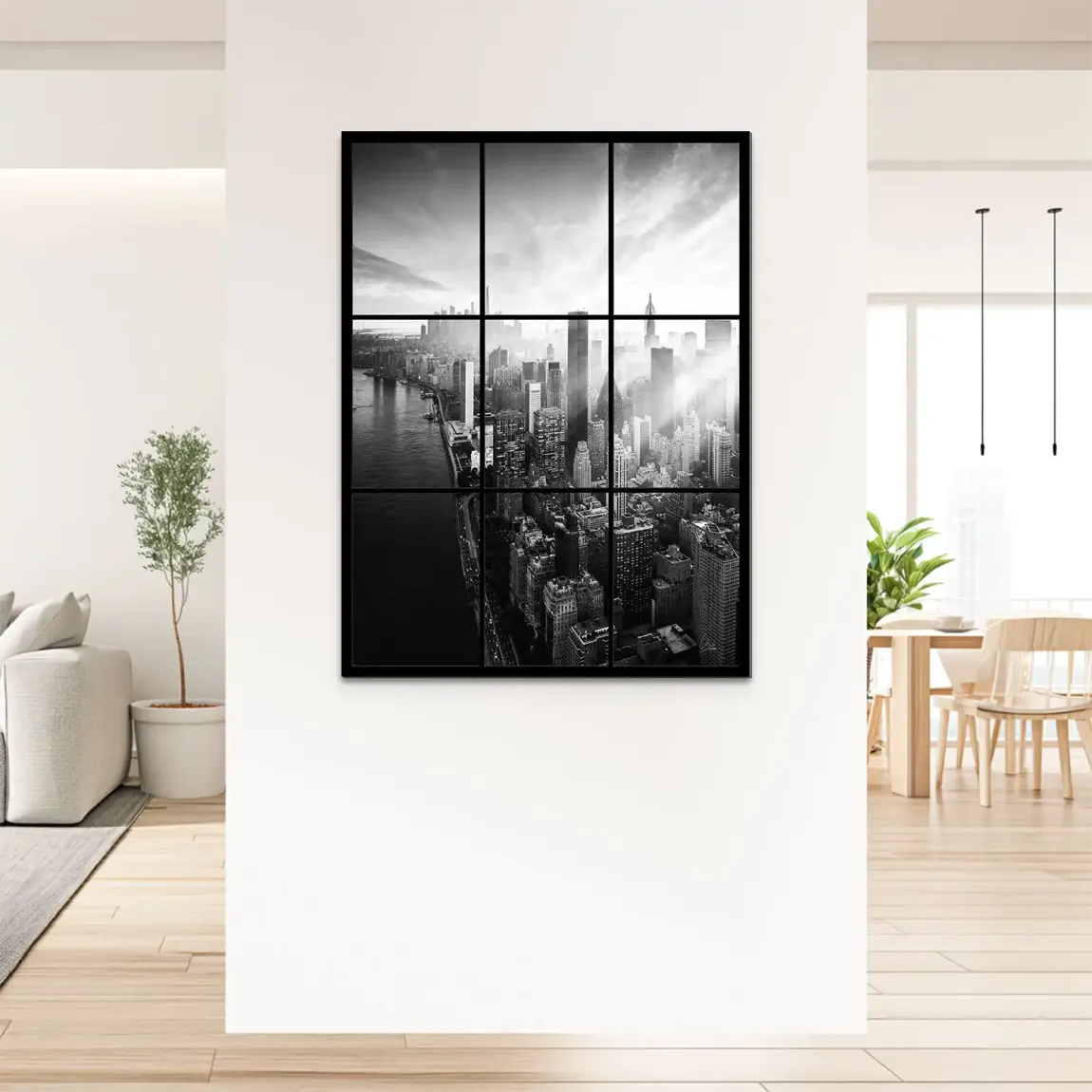 Silent Heights New York Alu Dibond Bild