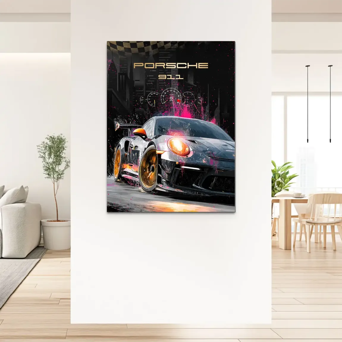 Porsche 911 GT3 Touch of Speed Alu Dibond Bild