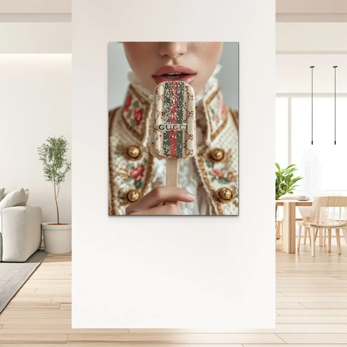 Gucci Ice Couture Alu Dibond Bild