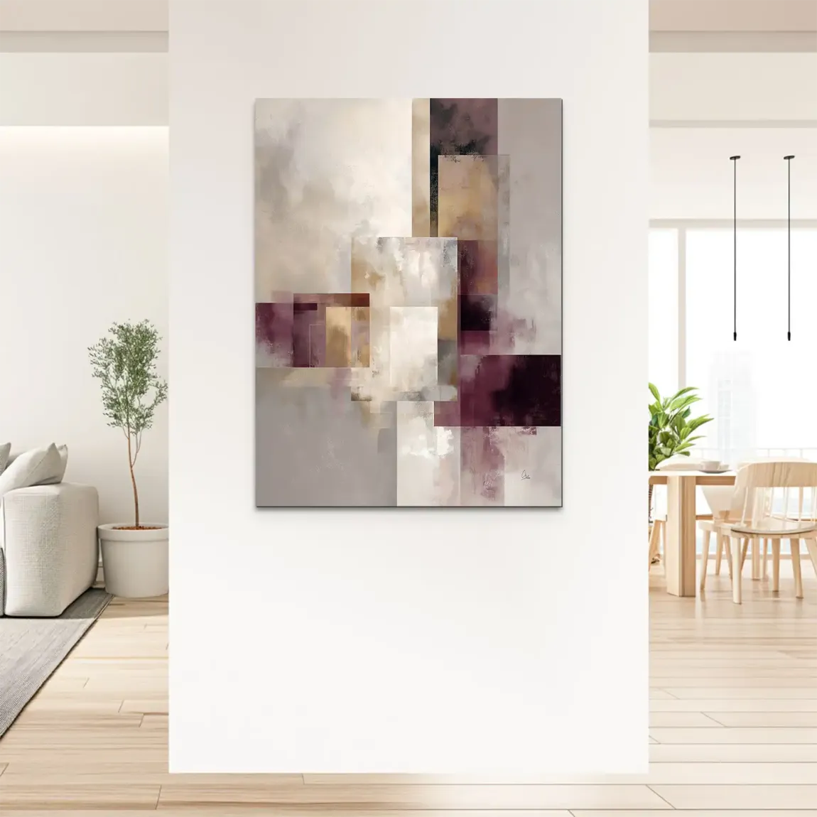 Mystic Geometry Alu Dibond Bild