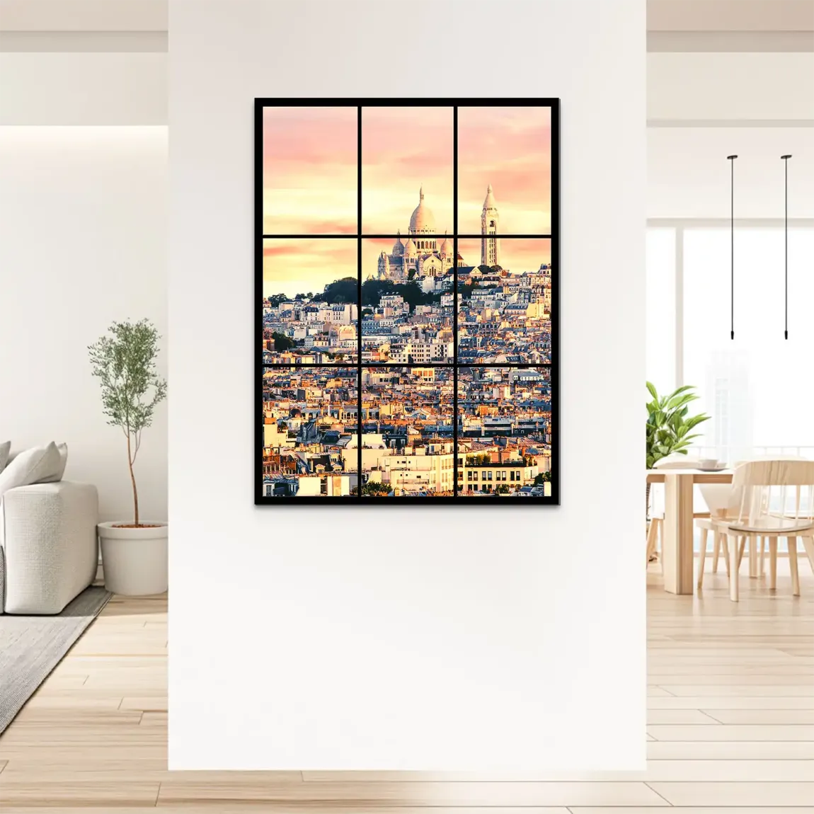 Sunrise Montmartre Paris Alu Dibond Bild