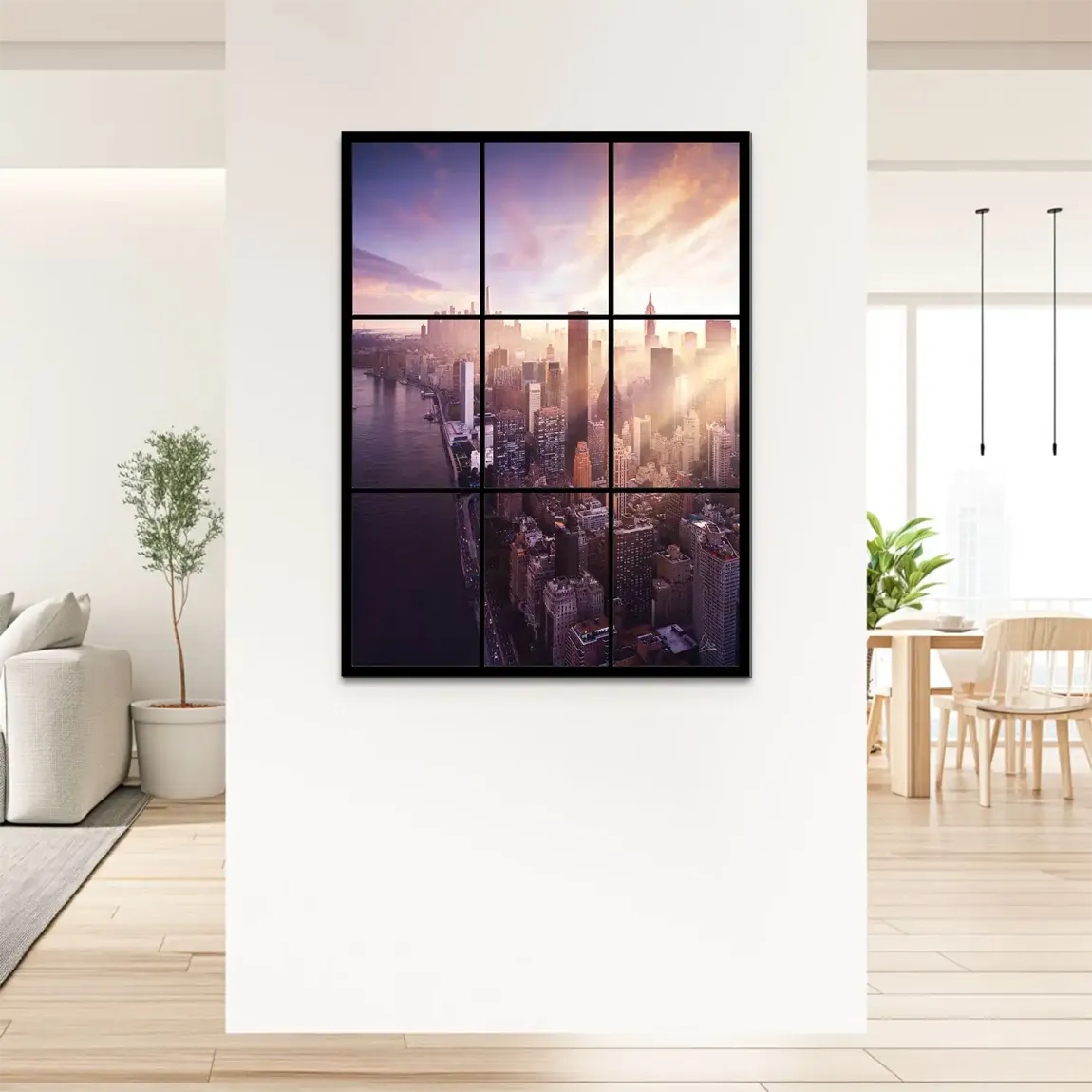 Manhattan View Alu Dibond Bild