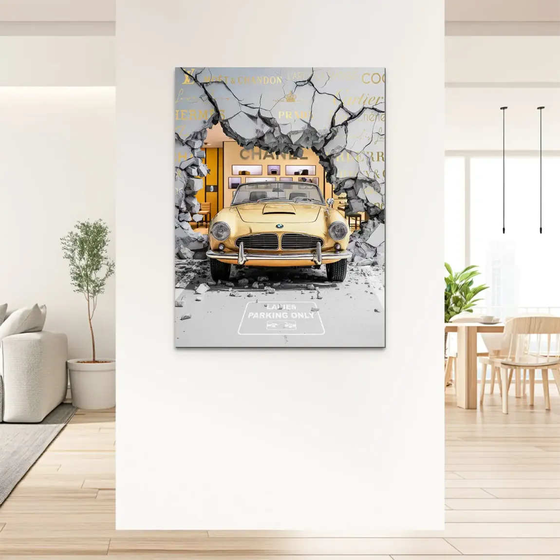 Luxury Shopping Alu Dibond Bild