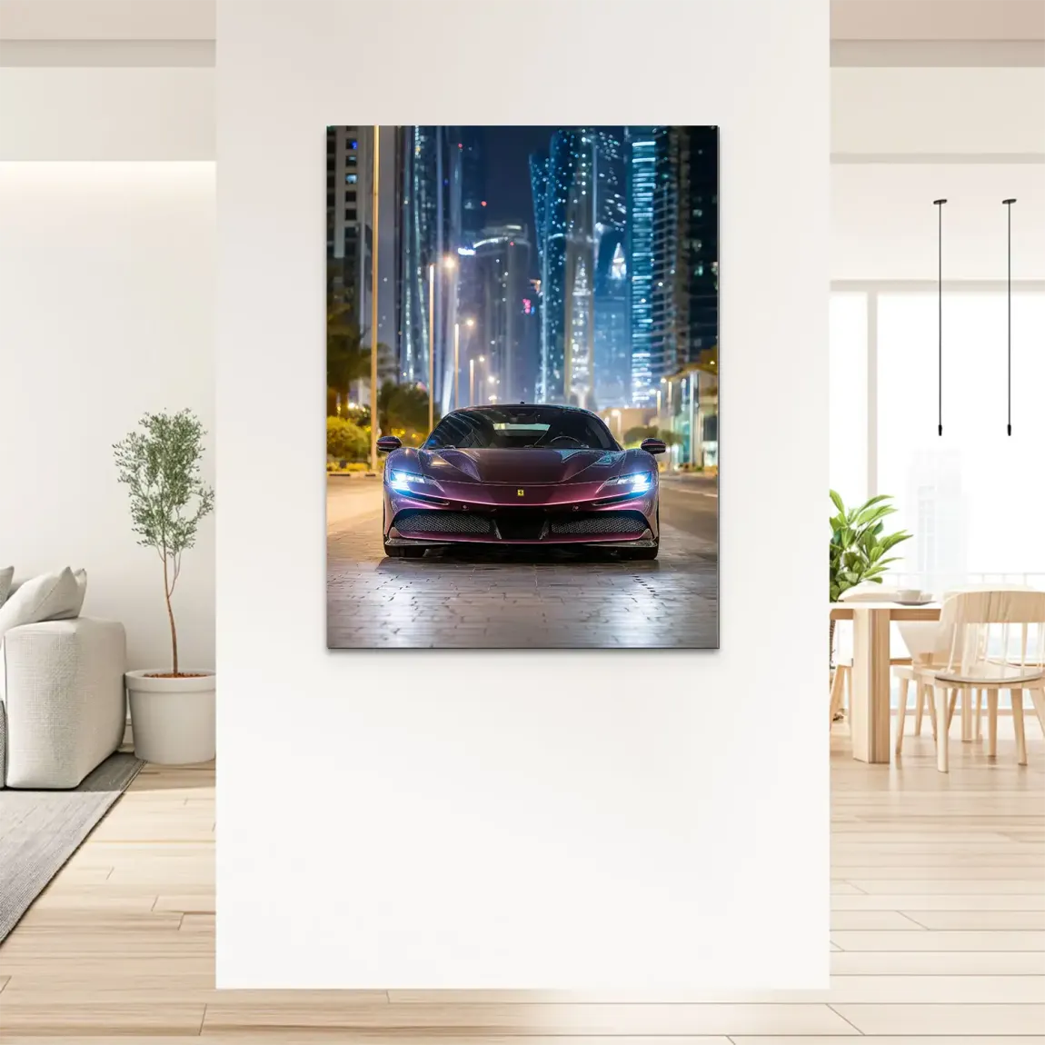 Midnight SF90 Art Alu Dibond Bild