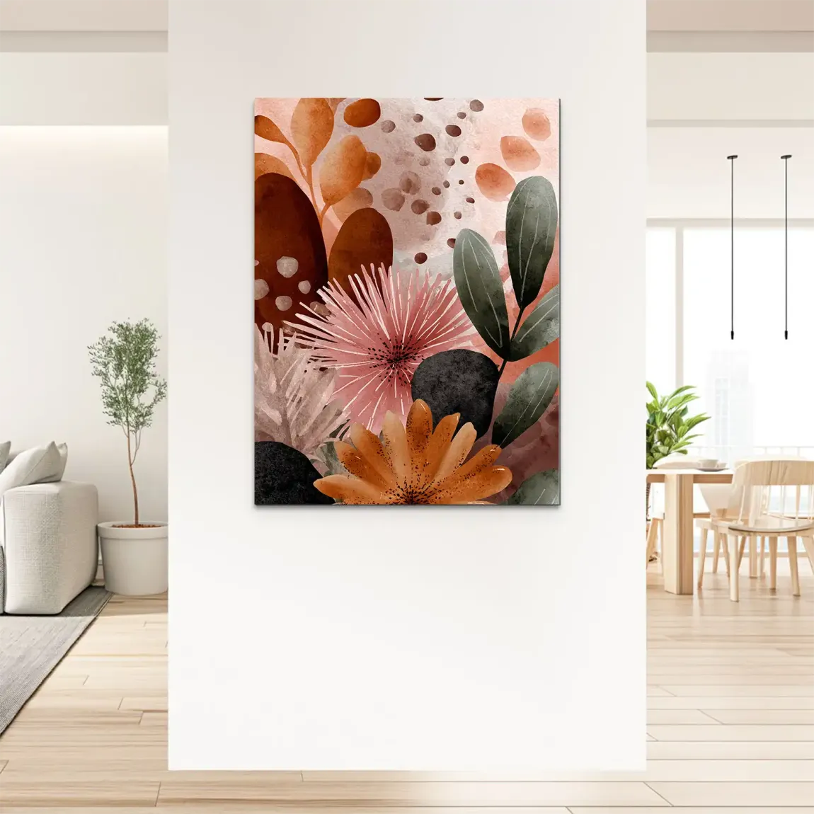 Terracotta Harmony Alu Dibond Bild