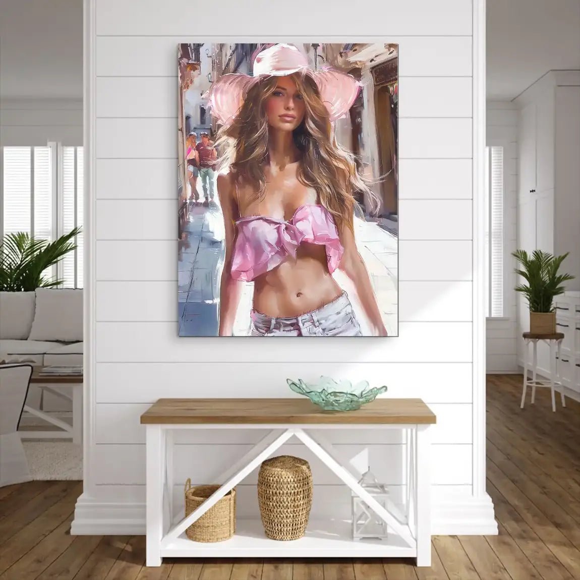 Italian Beauty Alu Dibond Bild INGALERIE
