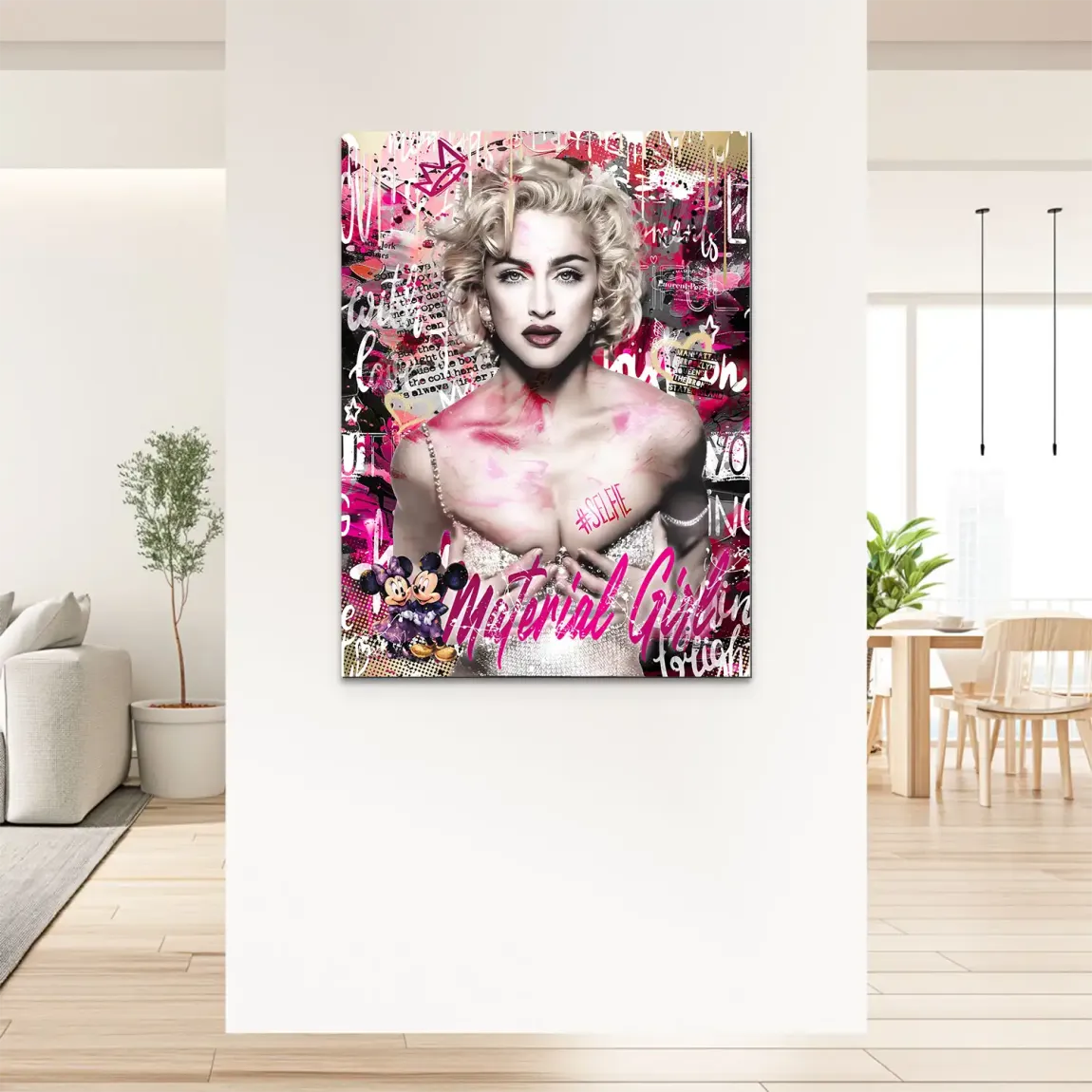 Pop Queen Vibes Alu Dibond Bild