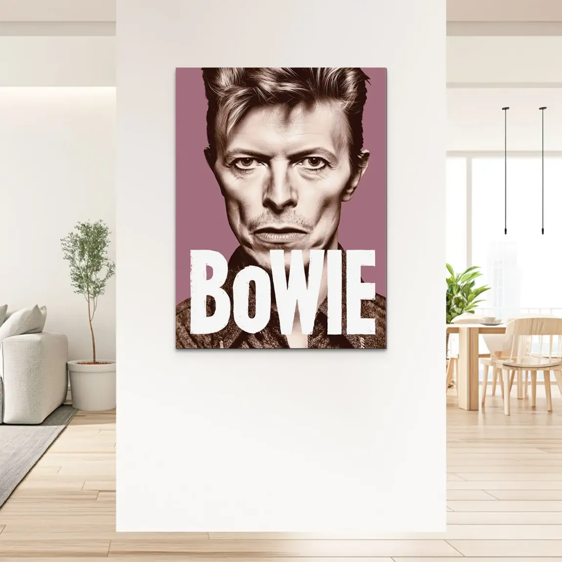Starman Portrait Bowie Alu Dibond Bild