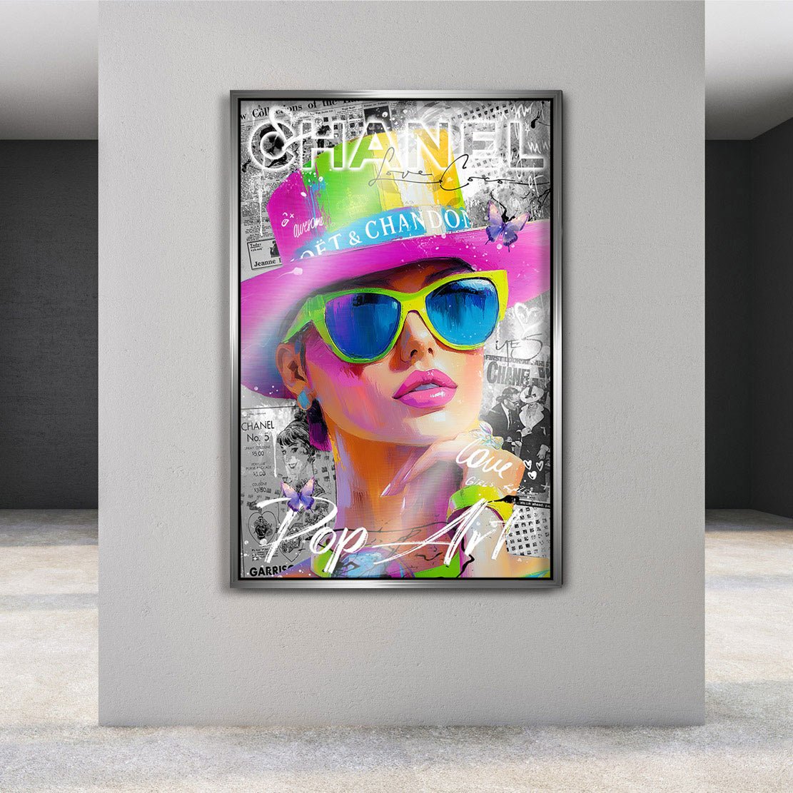 Chanel Pop Art Beauty AluDibond Gebürstet INGALERIE