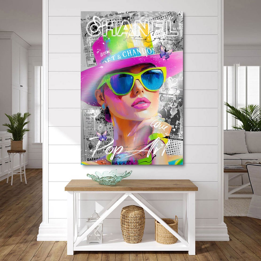 Chanel Pop Art Beauty AluDibond Gebürstet INGALERIE