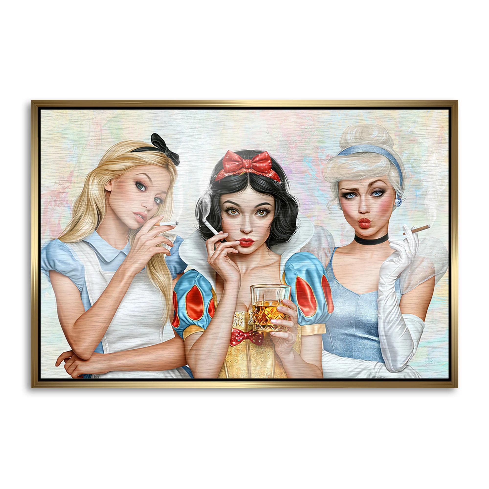 Cinderella & Co. Aluminiumbild gebürstet