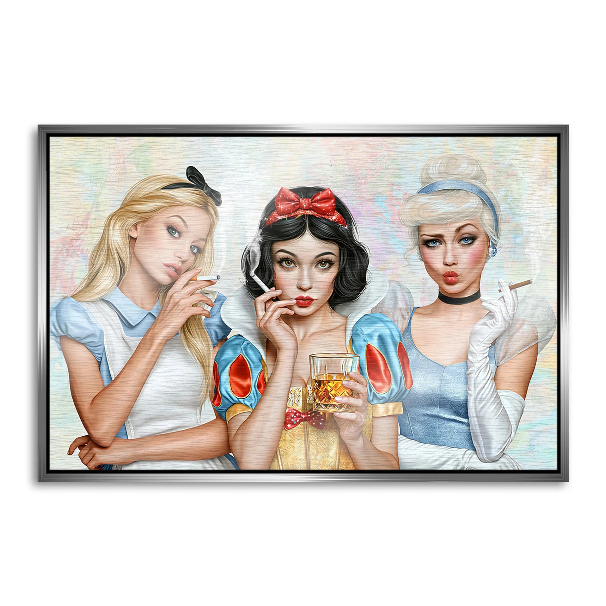 Cinderella & Co. Aluminiumbild gebürstet