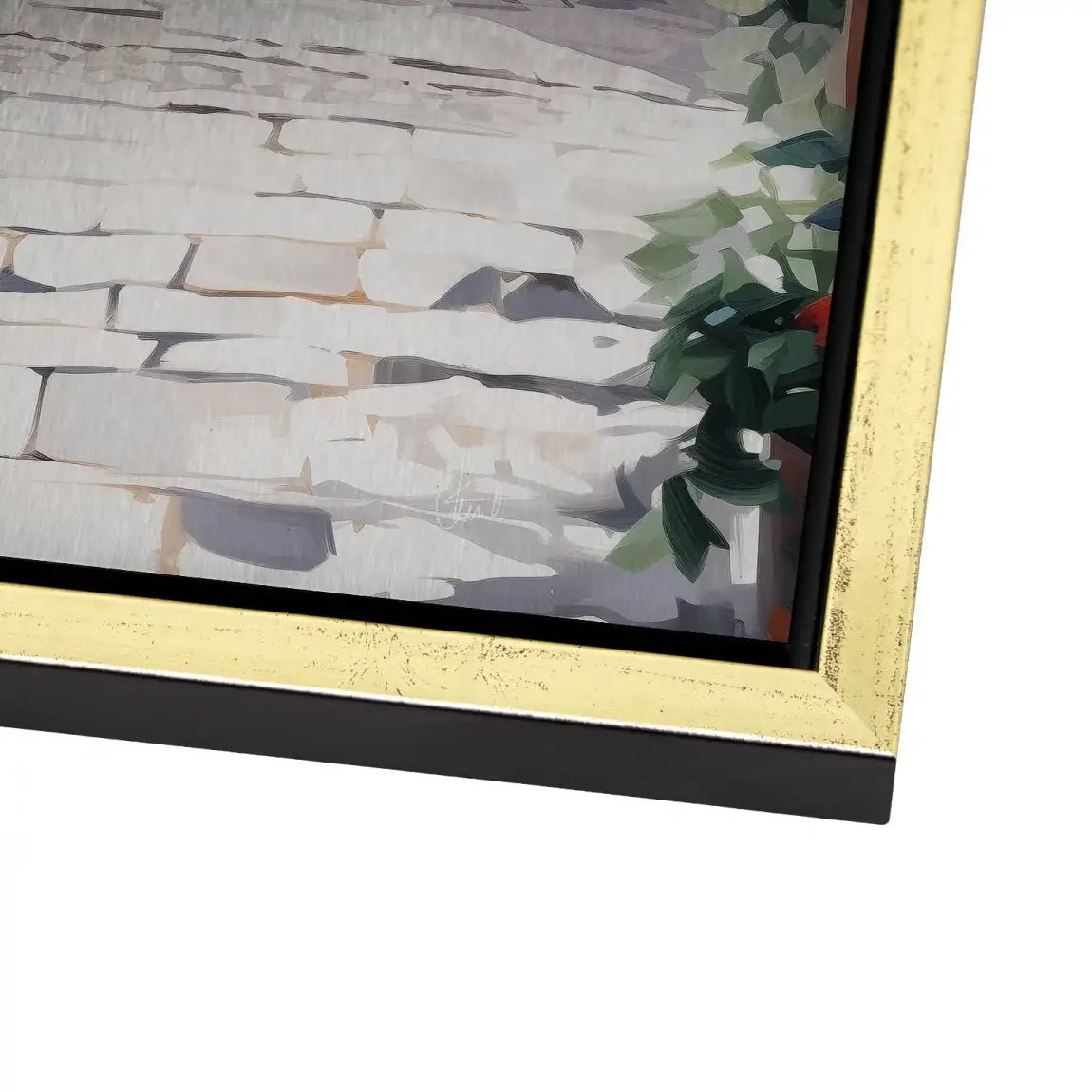 Italy Flair Alu Gebürstet Bild INGALERIE