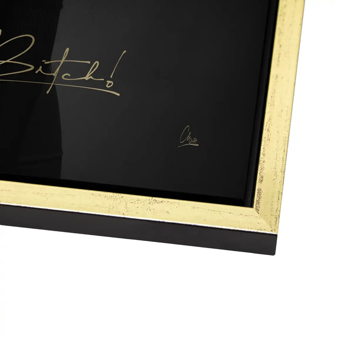 Monroe Life is a Bitch Alu Gebürstet Bild