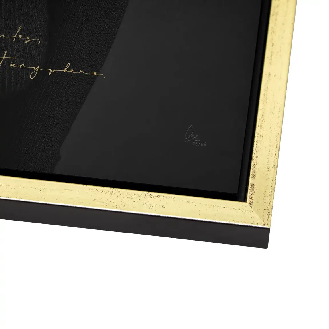 Marilyn Monroe Lächeln Aluminiumbild gebürstet