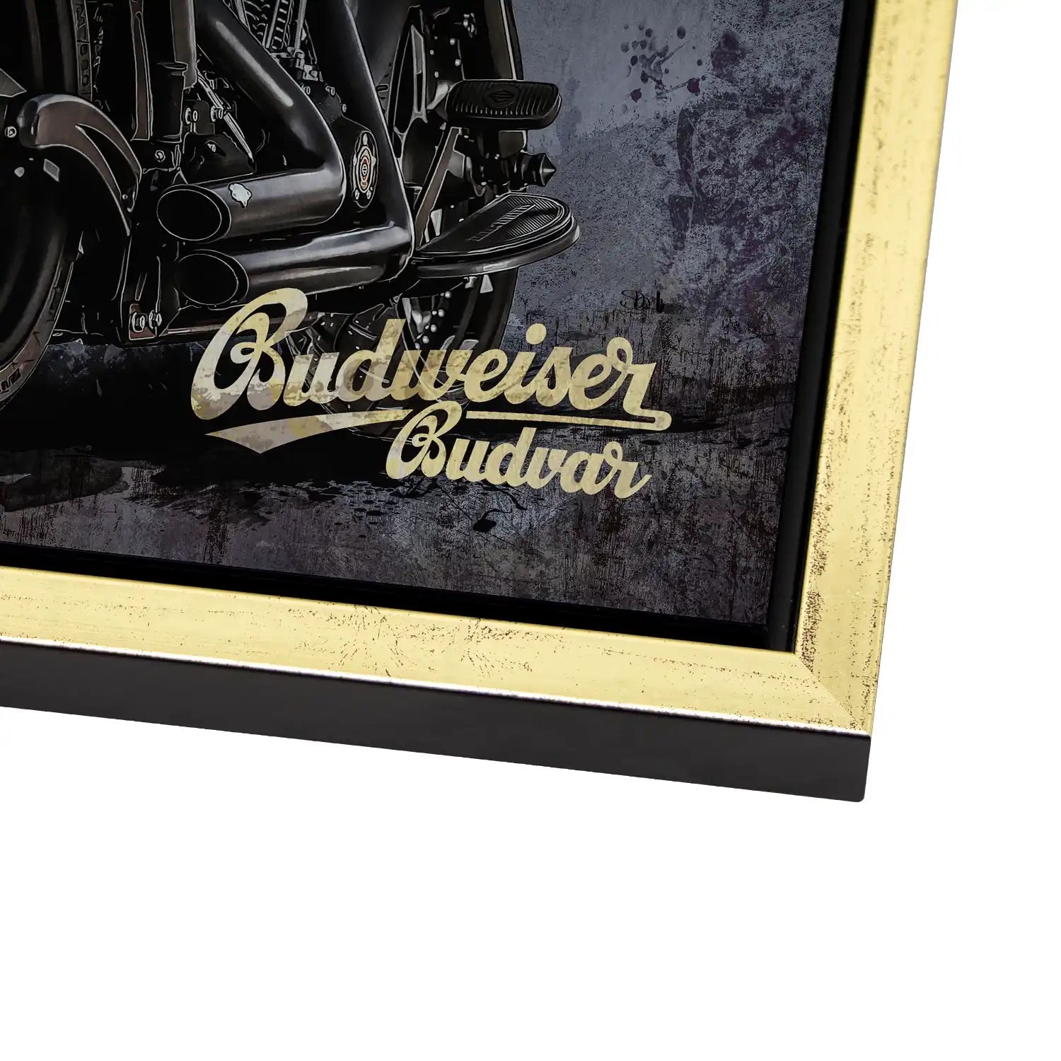 Harley USA Pop Art Nr.2 Alu Gebürstet