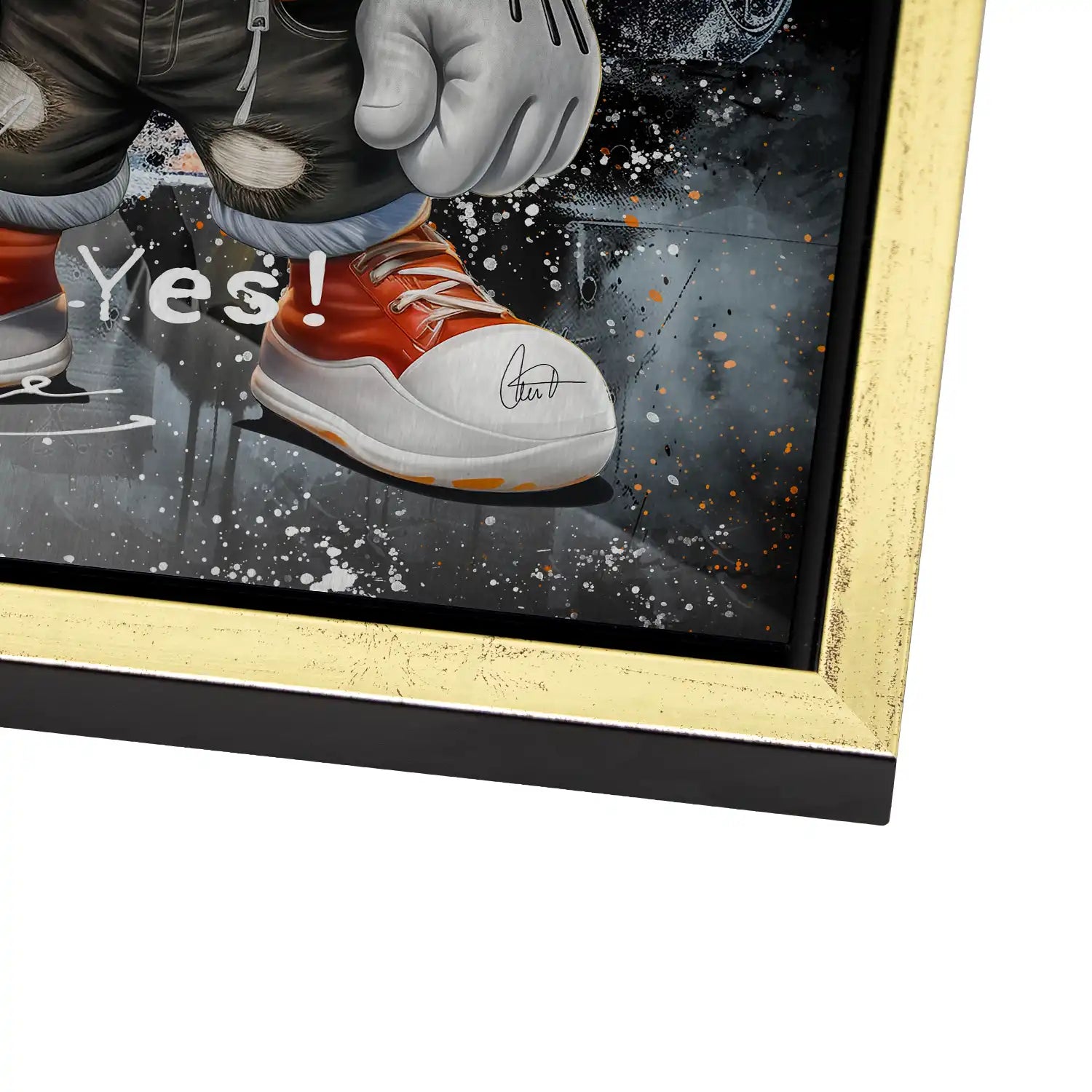 Micky Huracan Alu Gebürstet - Alu Dibond Bild Gebürstet