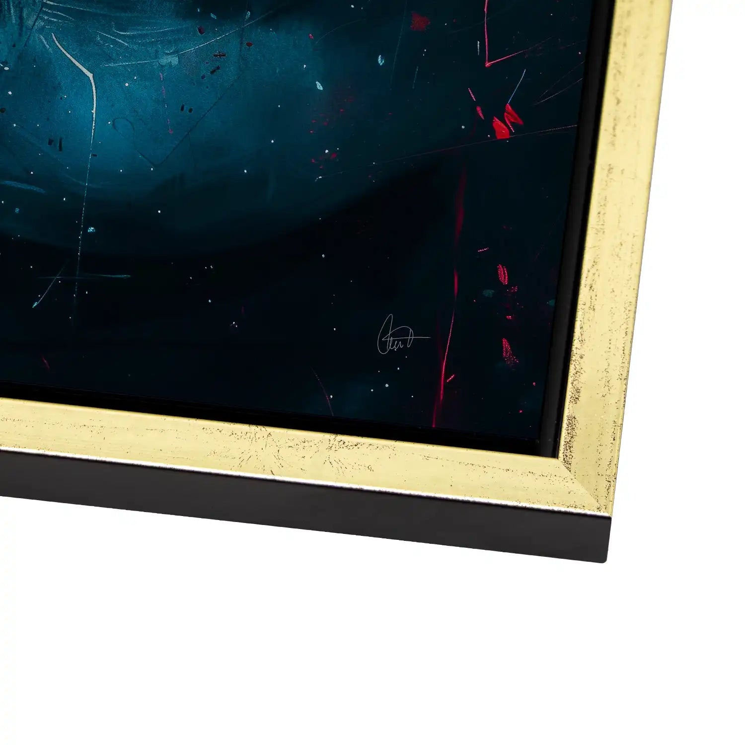 Abstrakt Erotik Lips AluDibond Gebürstet - AluDibond Bild Gebürstet