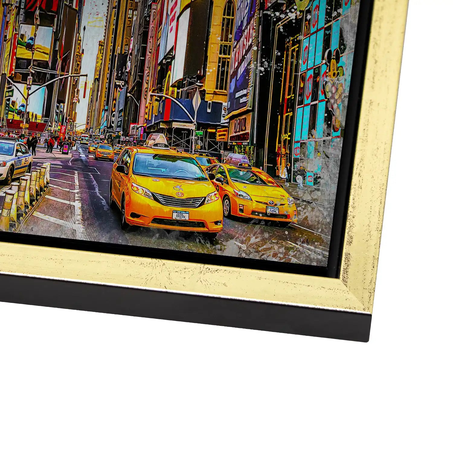 NY Times Square AluDibond Gebürstet - INGALERIE