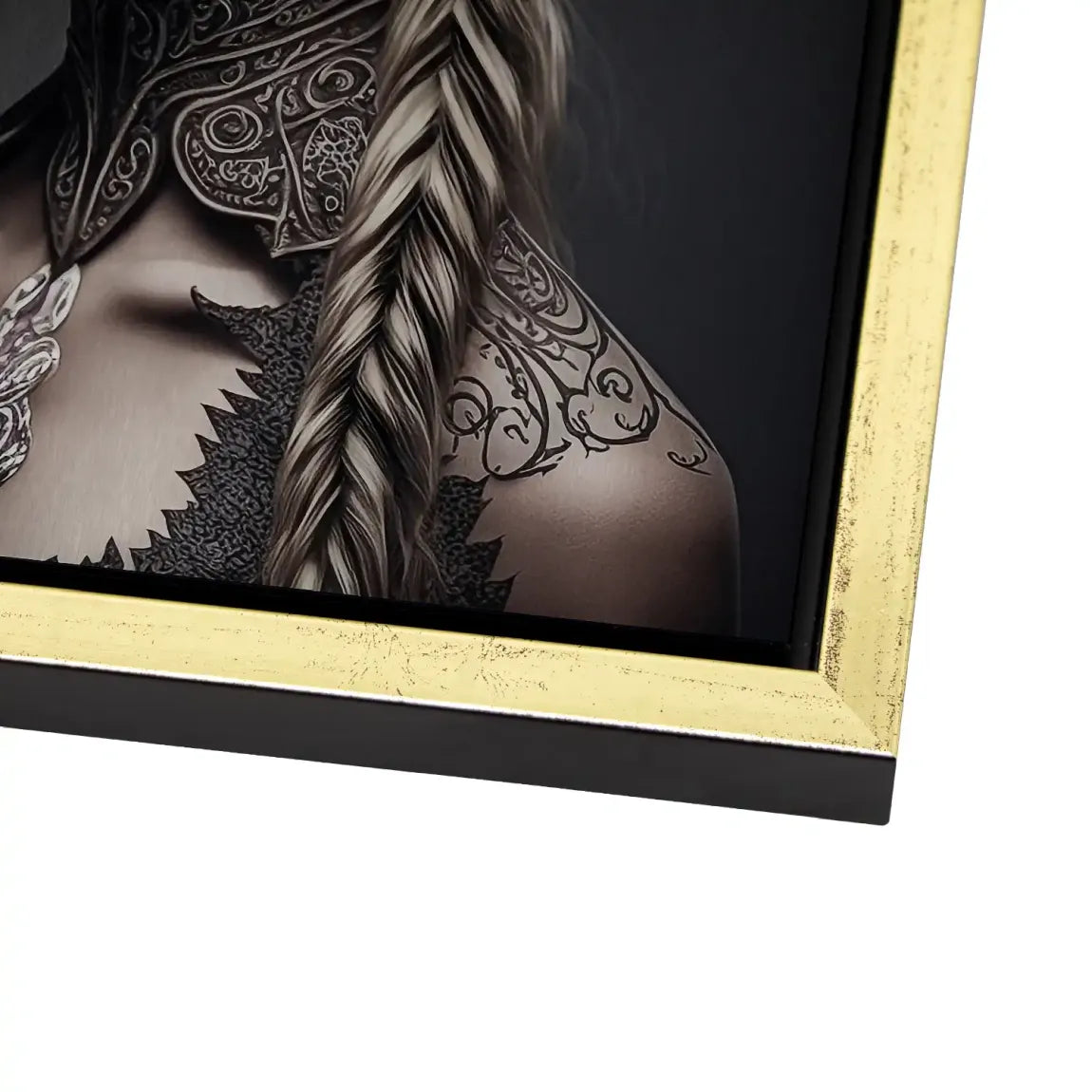 Velvet Noir La Catrina Alu Dibond Bild gebürstet INGALERIE
