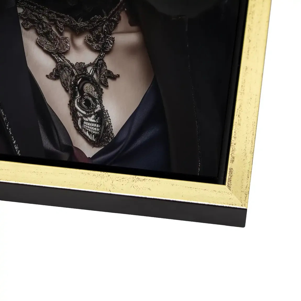 Lady der Schatten Bild auf Alu Dibond gebürstet INGALERIE