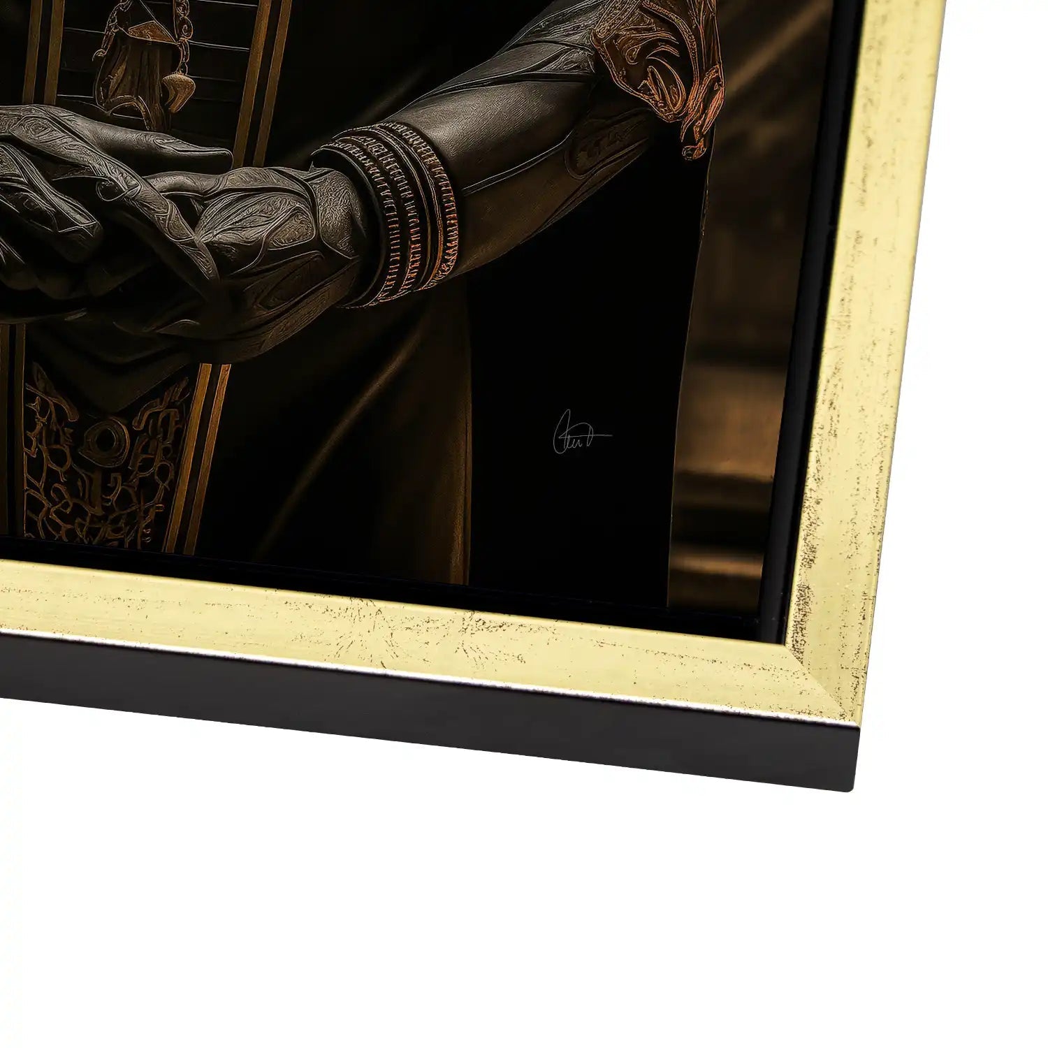 Anubis Mystik AluDibond Gebürstet - AluDibond Bild Gebürstet