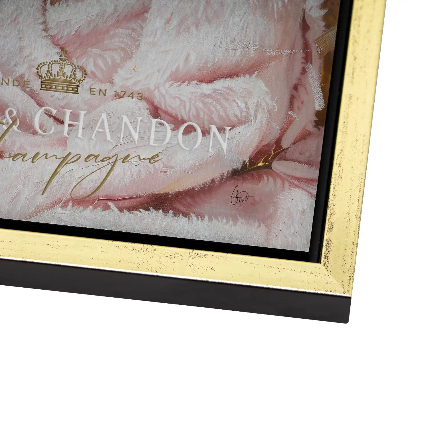 Beauty Luxe Chanel AluDibond Gebürstet - AluDibond Bild Gebürstet