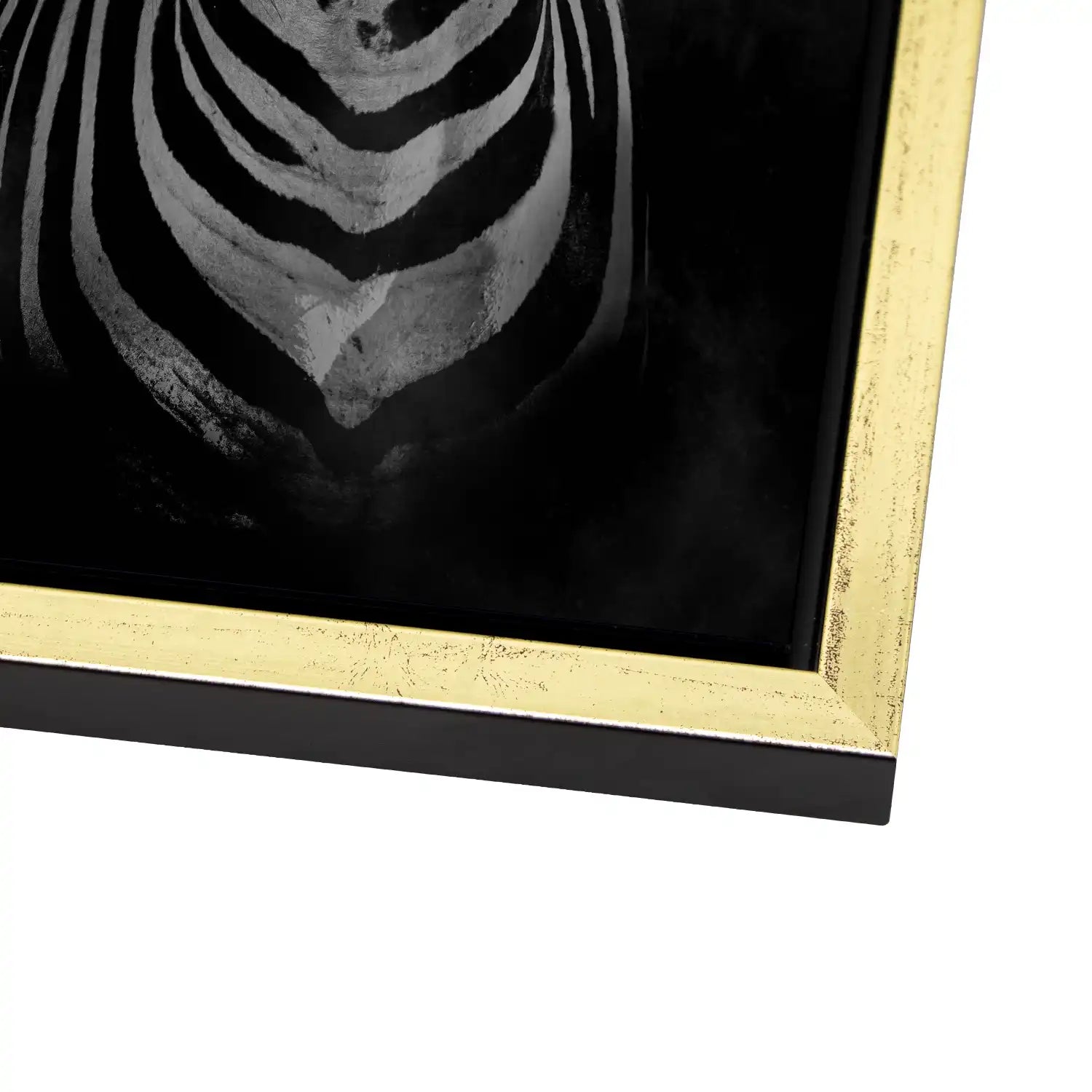 Zebra Black Style AluDibond Gebürstet - INGALERIE