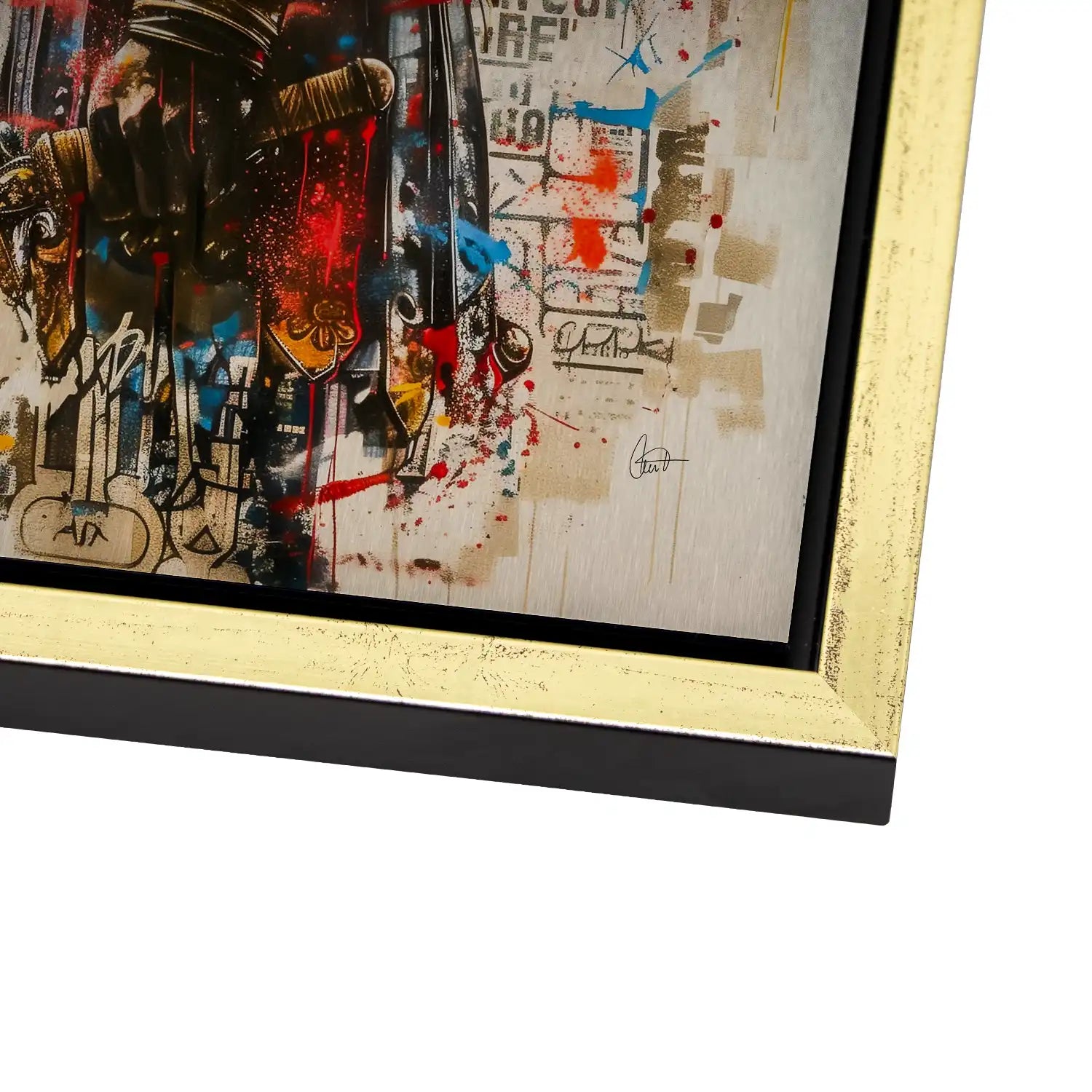 Spartaner Street Art AluDibond Gebürstet - AluDibond Bild Gebürstet