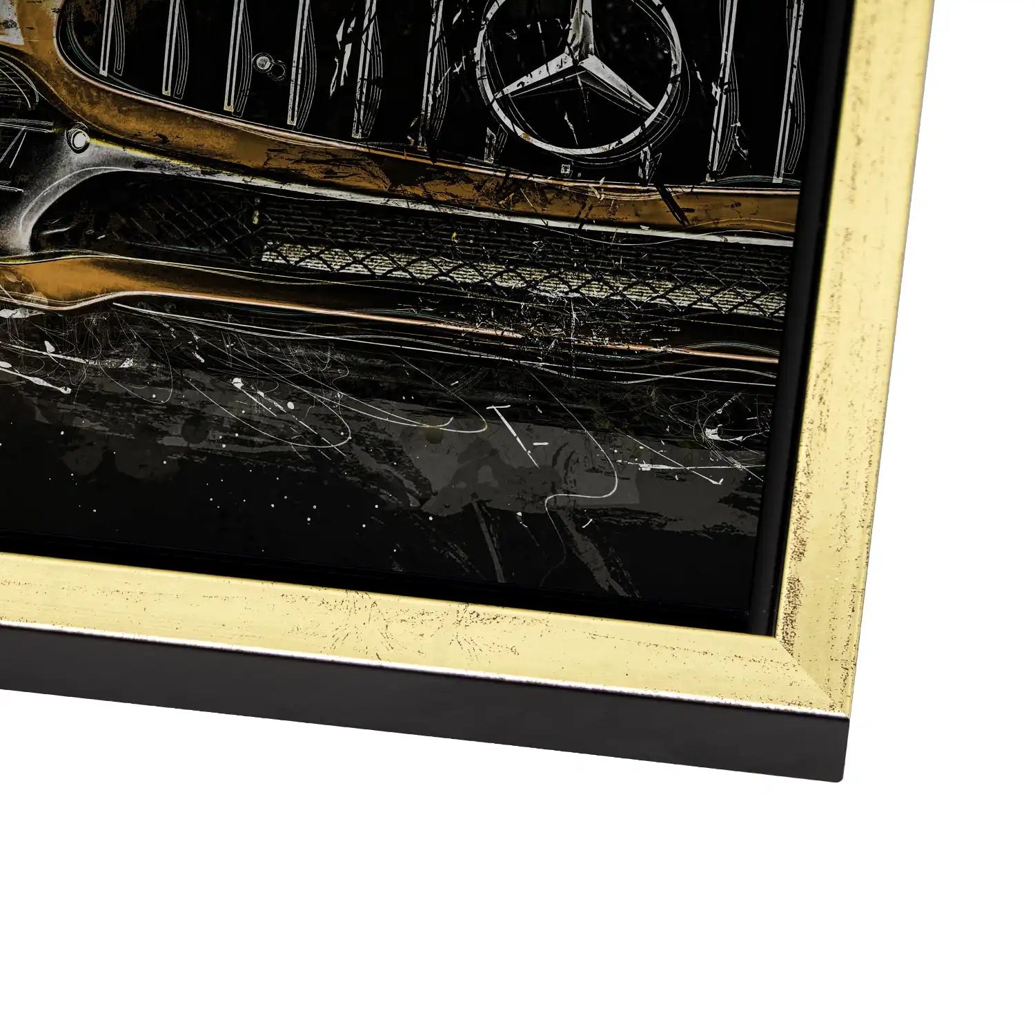 Mercedes AMG GT Modern Art Alu Gebürstet INGALERIE