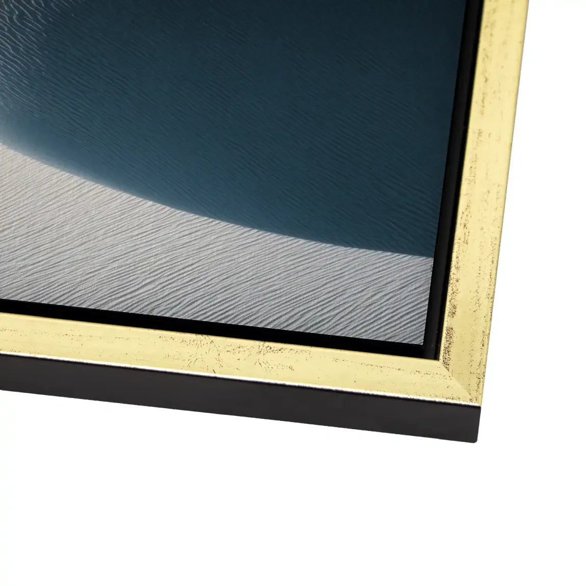 Zeit aus Sand Alu Dibond Bild gebürstet