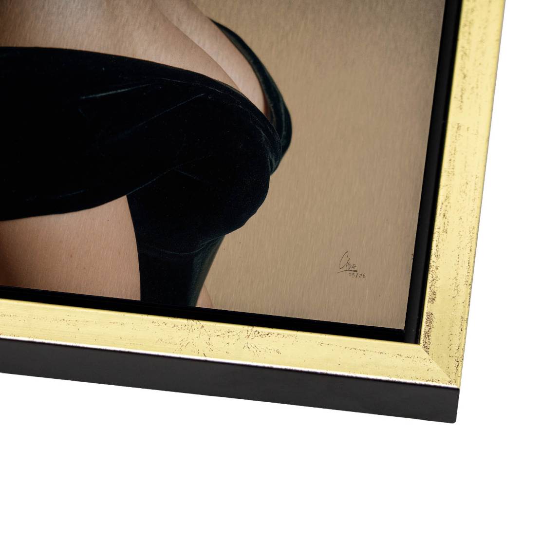 Marilyn Monroe Glam Allure Aluminiumbild gebürstet