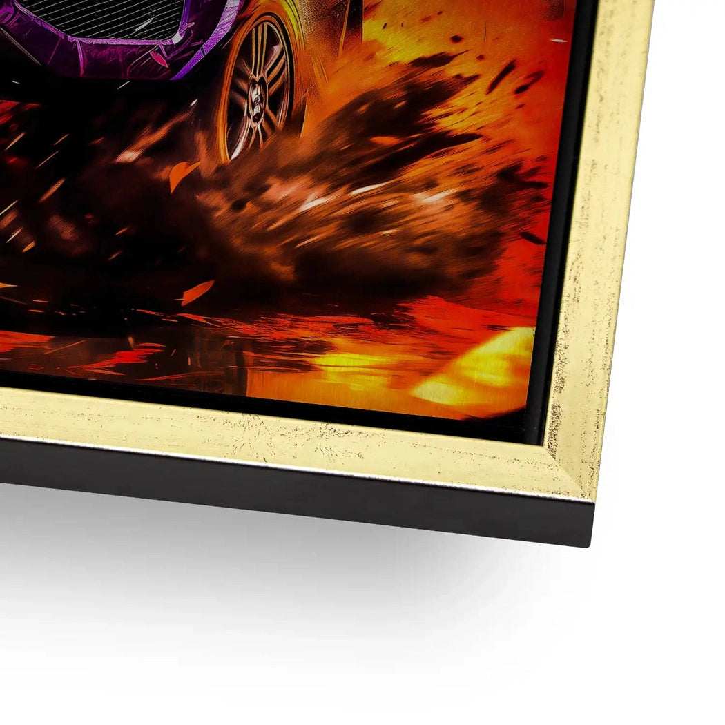 Mercedes G63 Abstrakt Offroad AluDibond Gebürstet INGALERIE